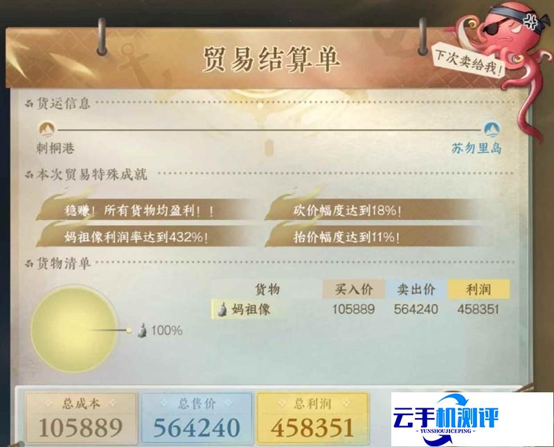 逆水寒本周航海最优路线 多获金币攻略